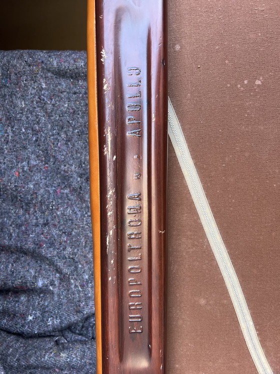 Image 1 of Paltrona Italia design in pelle anni '70