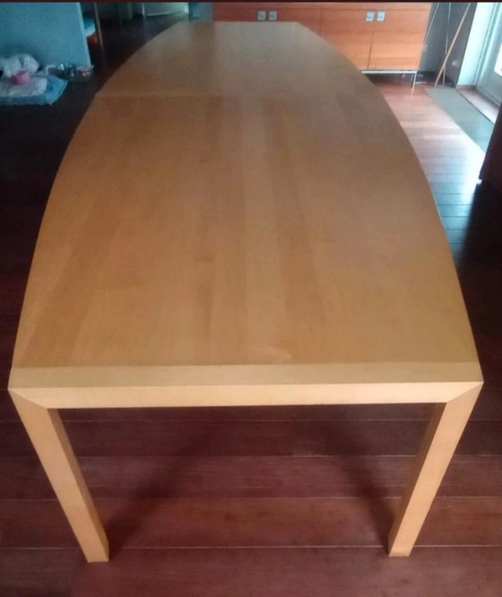 Beautiful Dining Table 425 Cm. Long Made of Solid Maple Wood (photo 7 of 8)