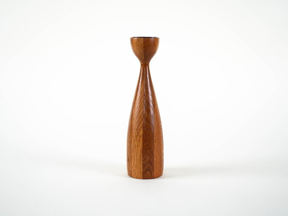 Image 1 of Teakhouten kandelaar, Deens ontwerp, jaren 70, vervaardigd door BoConcept.