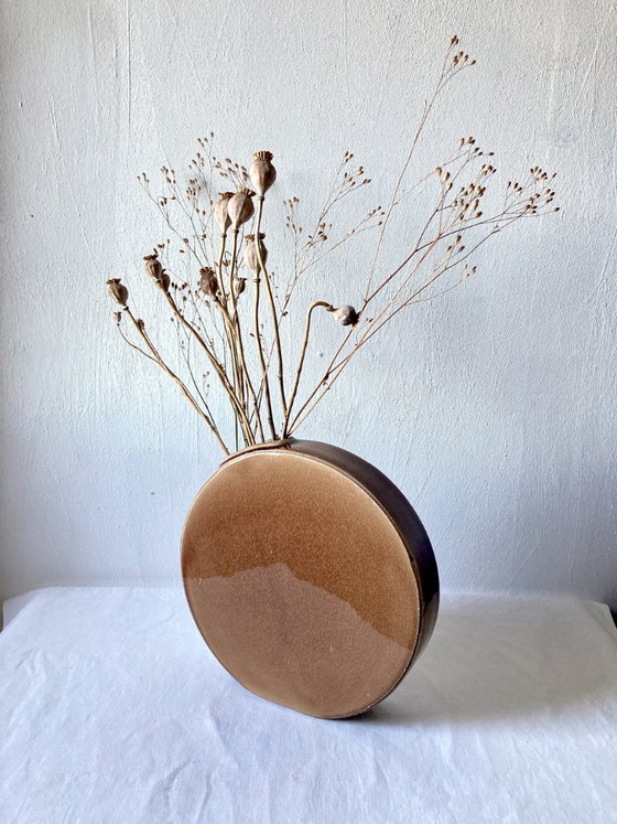 Grote kalebasvormige craquelé geglazuurde aardewerk vaas, Sia Collection – Vazen, Keramiek (photo 2 of 23)