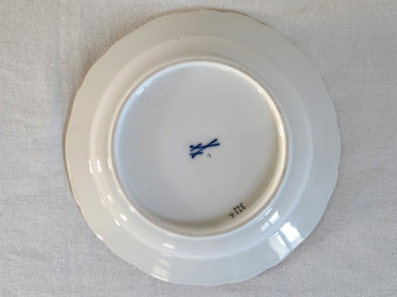 Image 1 of 2 Meissener „Kakiemon“-Teller mit japanischem Motivdekor, um 1900