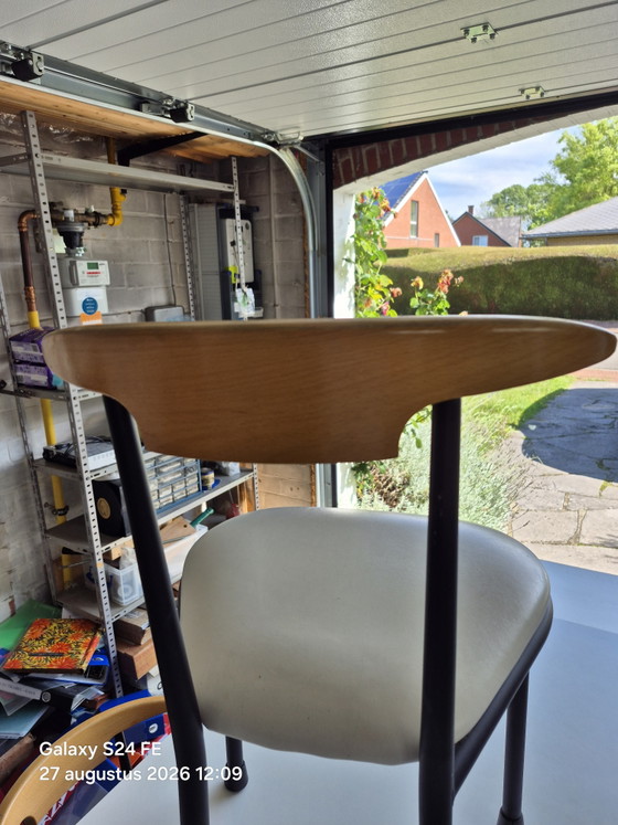 Vintage Tafel 4 Stoelen – tavo, Eettafels, Metal, Wood (photo 7 of 9)