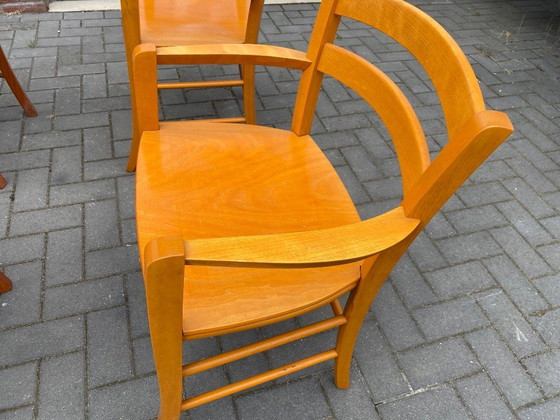 Image 1 of Set di 4 sedie da pranzo vintage Marocca di Vico Magistretti per DePadova