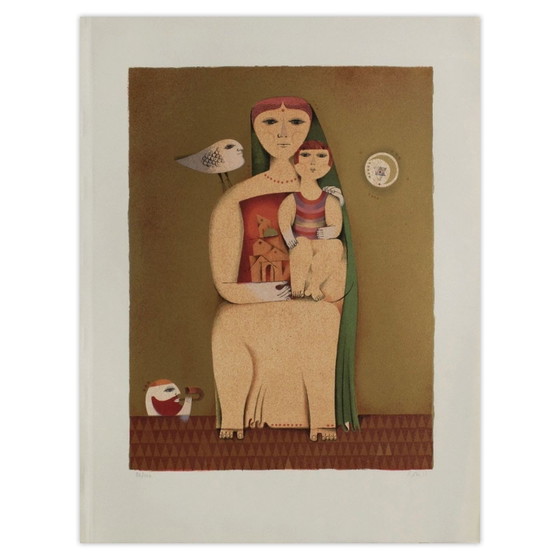 Image 1 of Samy BRISS La romanichelle Signed lithograph