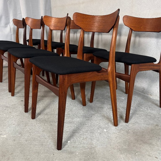 8x Sedie da pranzo in teak di Schiønning & Elgaard – Wood (photo 6 of 11)