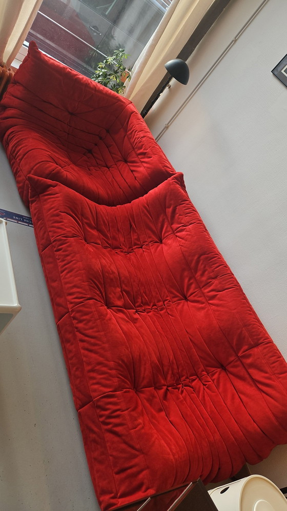 Image 1 of "Togo" corner sofa by Michel Ducaroy for Ligne Roset