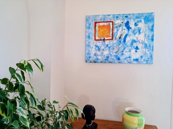 Image 1 of Enzo SAN MARCO - Squares in the infinity - Artist painting