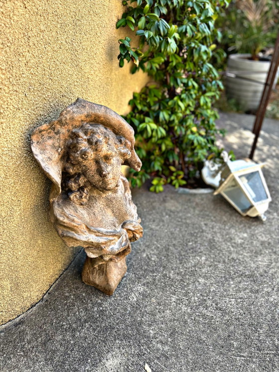 Estatua de busto pintada con cal – Objetos decorativos, Other (photo 11 of 11)