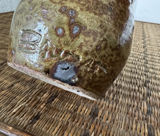 Image 1 of Portavelas de cerámica con forma de búho de Guy Baudat