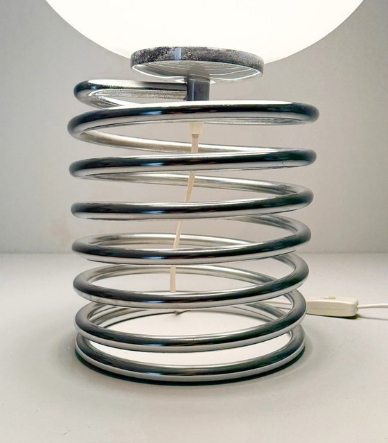 Image 1 of INGO MAURER. per Honsel, lampada da tavolo a spirale, Germania, anni '70