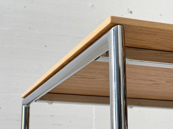 Image 1 of Tavolo con piano effetto rovere di Sedorama, Svizzera, anni '90