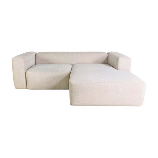 Kave Home Corner Sofa Design Couch Blok Fabric Grey Spain