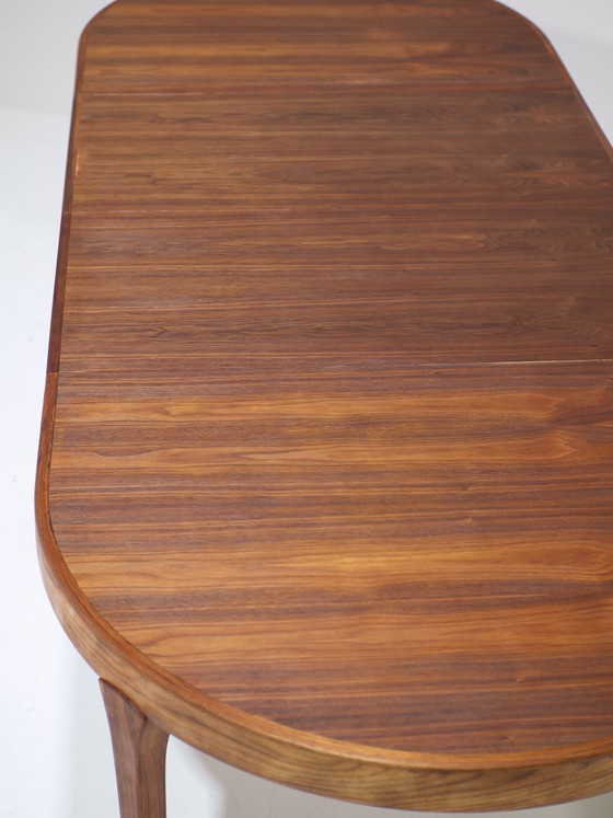 Image 1 of Tavolo da pranzo ovale allungabile in teak, stile vintage danese
