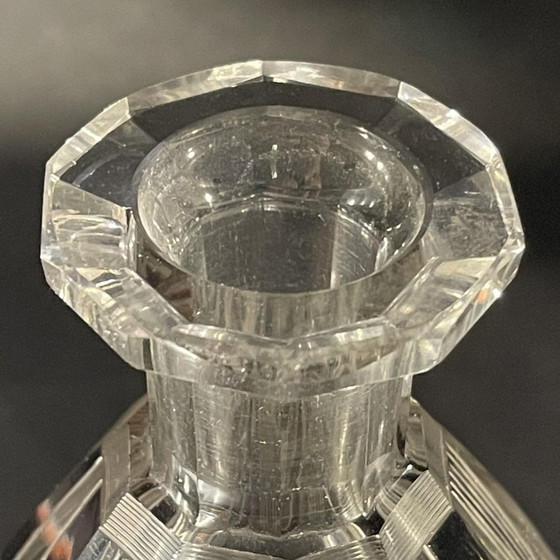 Liqueur Service in Cut Doubled Crystal by Karl Palda, 1930s, Set of 8 – Glass & Decanter, Glass, Art Deco (photo 10 of 12)