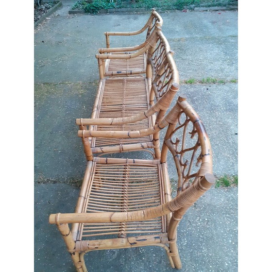 Image 1 of Vintage living room set in bamboo, 1970