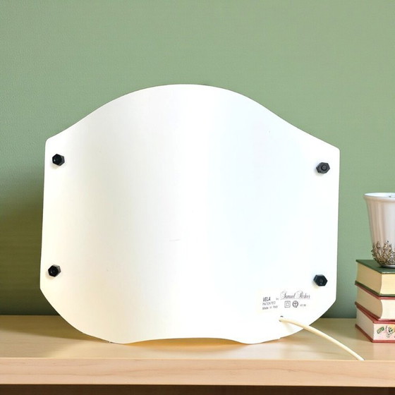 Image 1 of Lámpara de sobremesa italiana modernista de acrílico blanco Vela de Samuel Parker