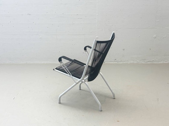 Image 1 of Zeldzame opklapbare loungestoel van André Monpoix, Frankrijk, jaren 1950.