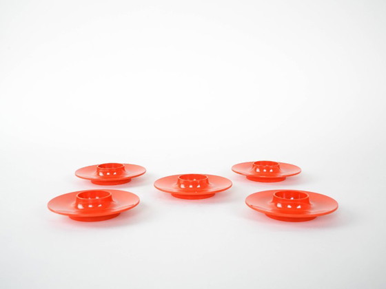 Image 1 of Juego de hueveras, diseño danés, década de 1970, fabricado por Rosti.