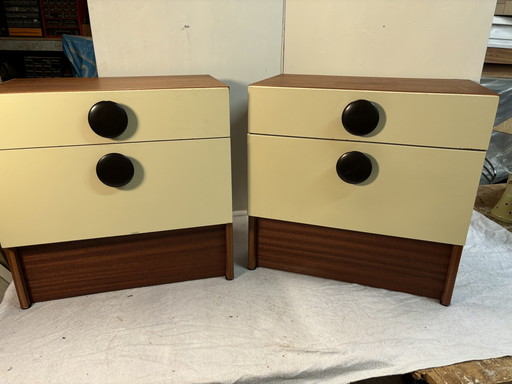 Mid-century nachtkastjes 