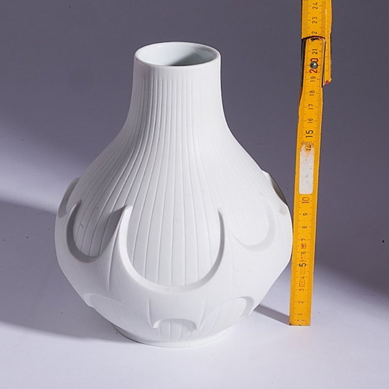 Image 1 of Vintage OP ART Vase - Scherzer Bavaria Midcentury