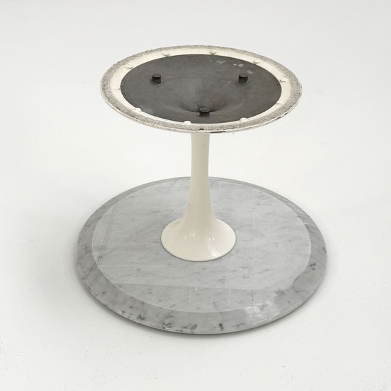 Image 1 of Low Tulip Side Table in Marble by Eero Saarinen for Knoll, 1970s