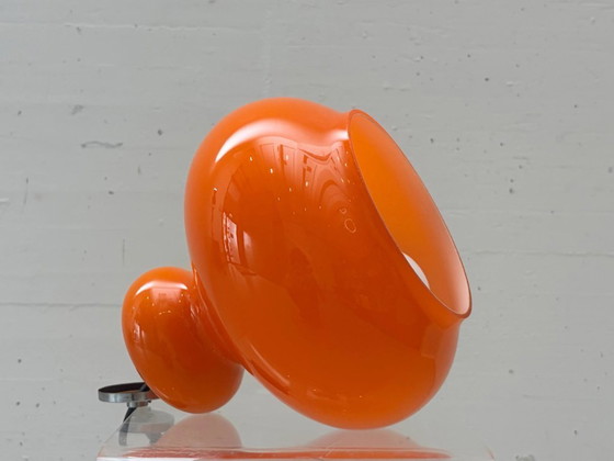 Image 1 of Peill & Putzler pendant lamp made of opal glass, Germany, 1970s