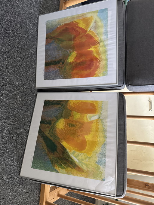 Set van 2 litho’s van Paul Brand