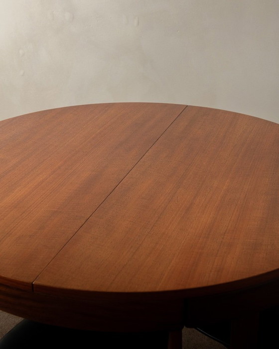 Ensemble de Salle à Manger Roundette Mid Century en Teck par Hans Olsen pour Frem Røjle, 1950s, Set de 5 (photo 19 of 25)