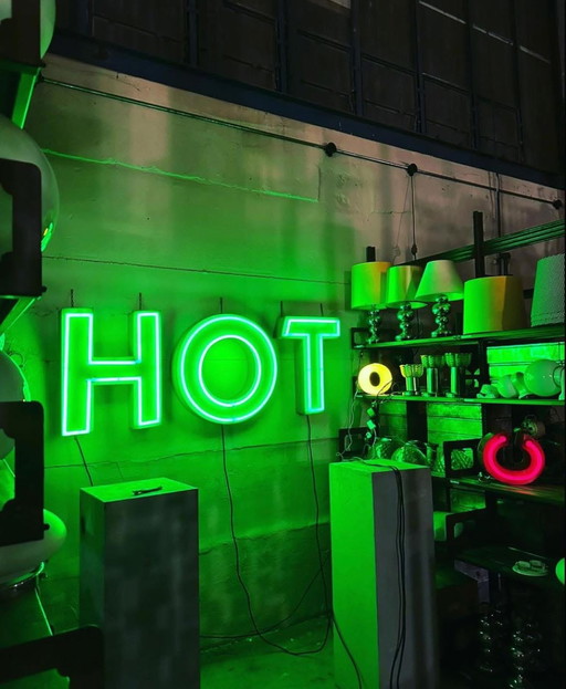 Neon Sign Hot Straight From Berlin
