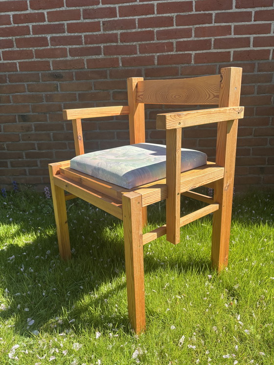 Image 1 of Chair modernism brutalism inspired by Rietveld style