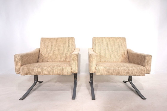 Image 1 of Set di due sedie a sbalzo Röhl, 1960