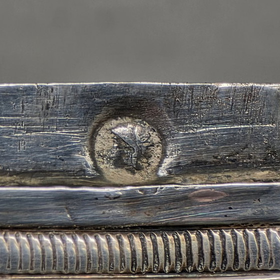 Image 1 of Antique Dutch silver pill box, from 1857