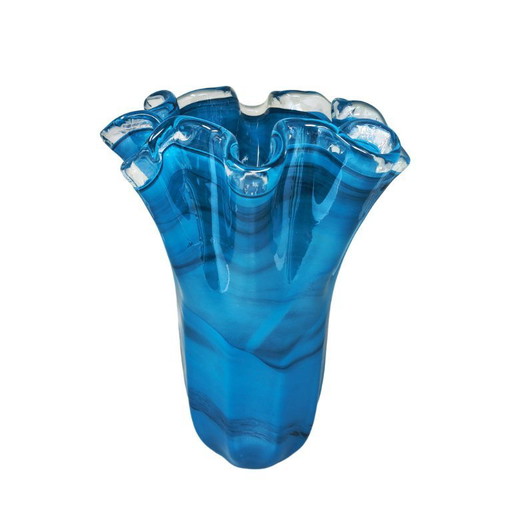 1970s Exquisite "Fazzoletto" Murano Glass Vase by Dogi, Italy – vazen, Vintage