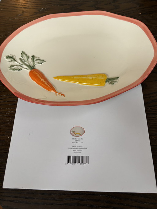 Platter carota &klevering