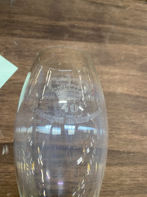 Vaso commemorativo 1938, 40 anni della regina Guglielmina