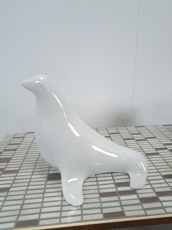 Image 1 of Goebel West Germany wit porseleinen beeld zeehond