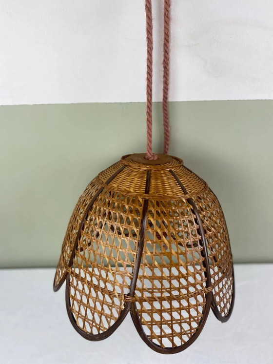Vintage wicker pendant light – Pendant lamps, Rattan (photo 12 of 17)