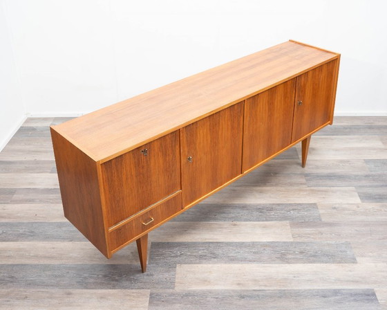 Image 1 of Sideboard from the 1960s in walnut, with bar compartment