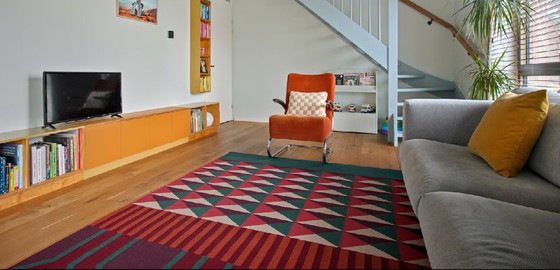 Image 1 of Wollen kleed “Ndebele Res” - Sandra Figuerola (200x300)