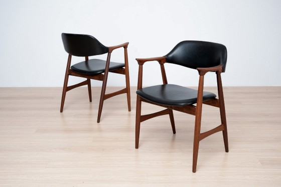Eetkamerset uit het midden van de jaren 60, 6 Carlton fauteuils van Låte Møbelfabrikk en uitschuifbare tafel (photo 15 of 24)