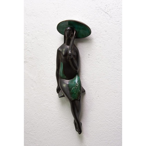 Image 1 of Vintage ceramic hanging sculpture by Jitka Forejtová, Czechoslovakia 1960