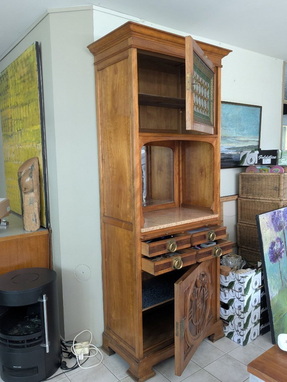 Image 1 of Antique buffet cabinet Art Nouveau/Deco