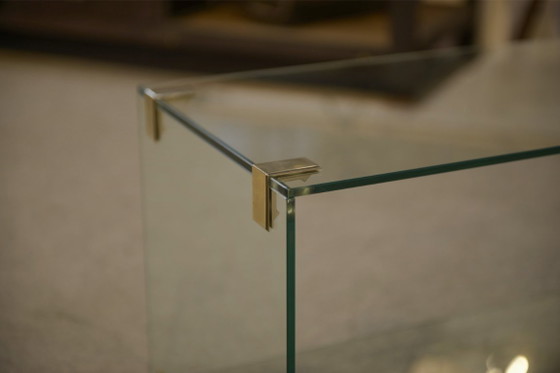 Image 1 of Glazen salontafel van Roche Bobois, jaren 60.