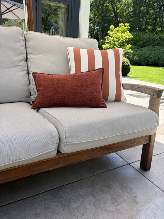 Image 1 of Gloster Kingston Teakhout loungeset inclusief sunbrella kussens
