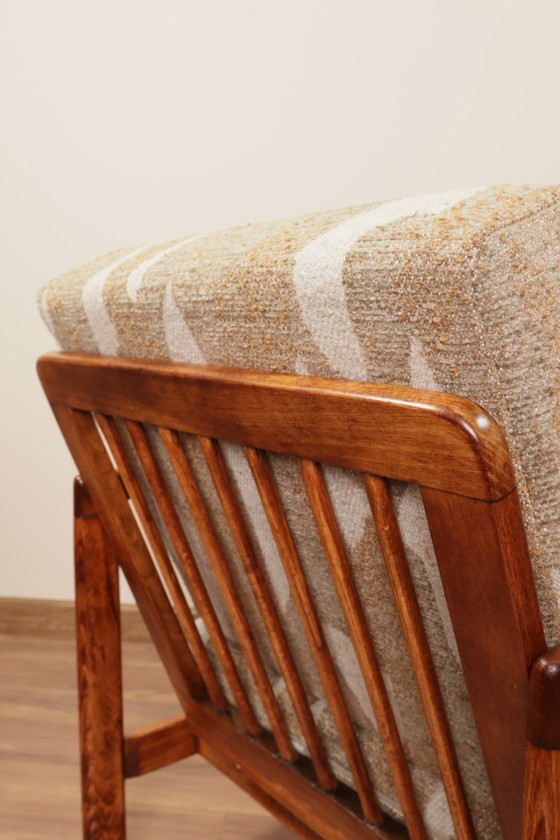 Image 1 of Poltrona vintage safari beige 1965 design scandinavo