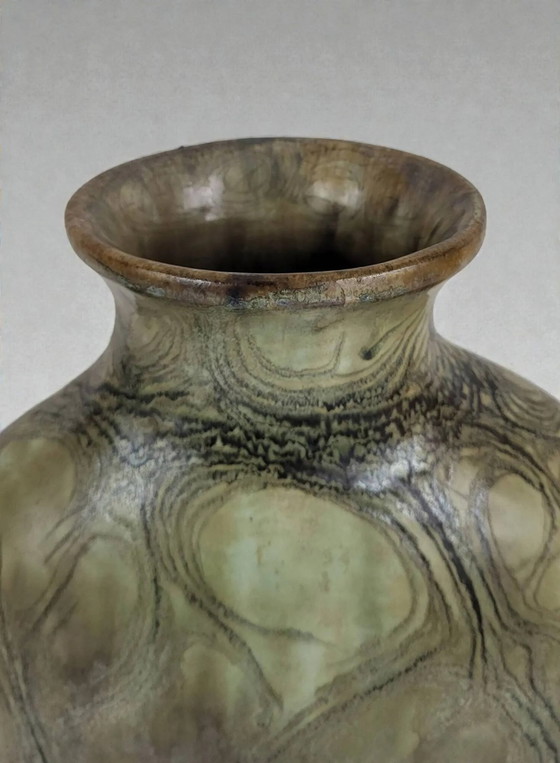 Steinzeugvase signiert Anne Marie Sybesma De Bay, auch bekannt als MIEP La Borne – Vasen, Porcelain (photo 8 of 11)
