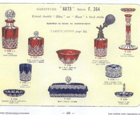 Flacone Profumo Baccarat Raro Overlay Prima del 1936 – Oggetti decorativi, Cristallo (photo 2 of 10)