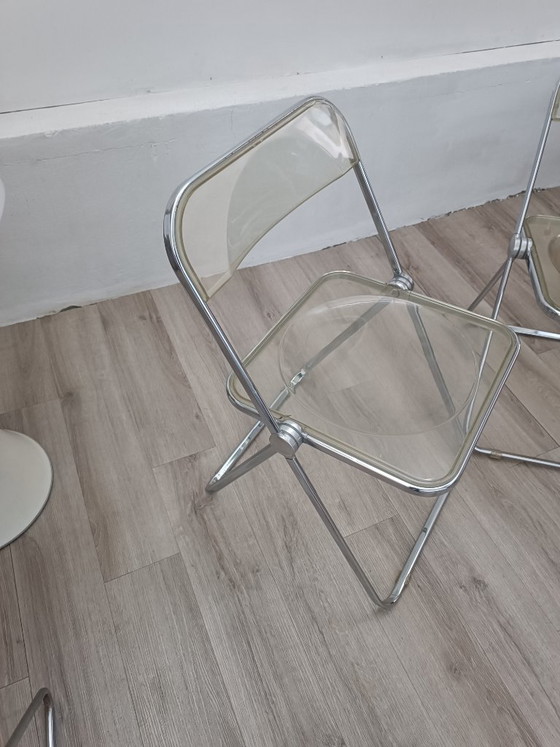 Image 1 of Plia stoelen van Giancarlo Piretti voor Anonima Castelli 1967 Originele Ed