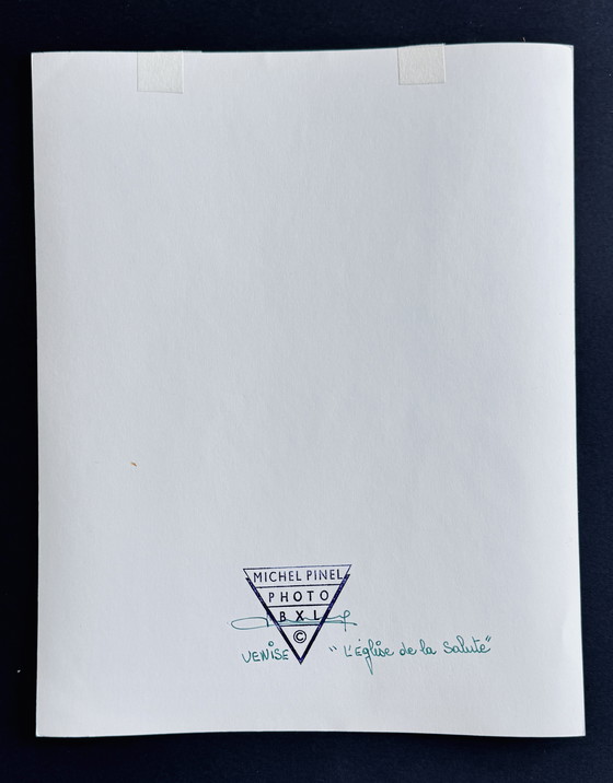 Image 1 of Michel Pinel - Venice - The Salute Church - signed photograph