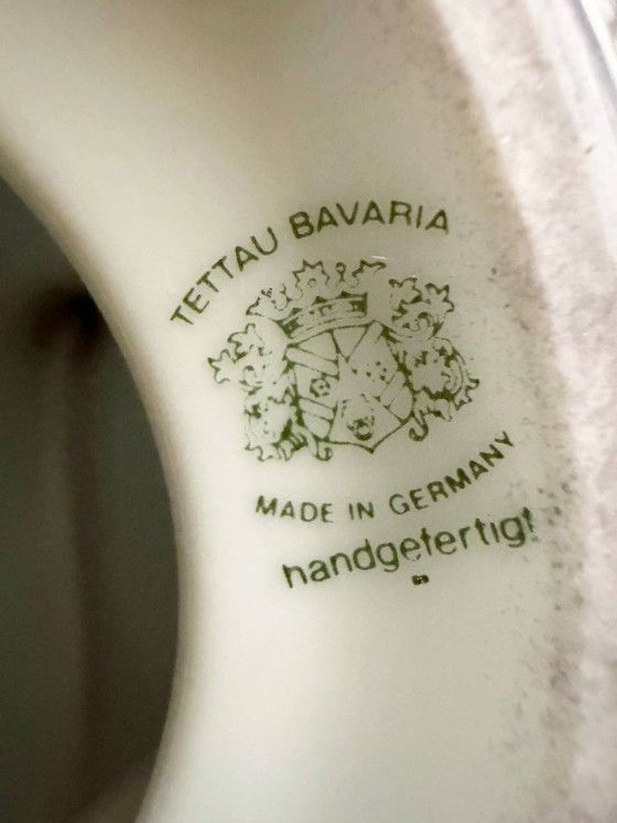 Image 1 of Vintage table lamp made of Tettau porcelain, Germany, 1990s